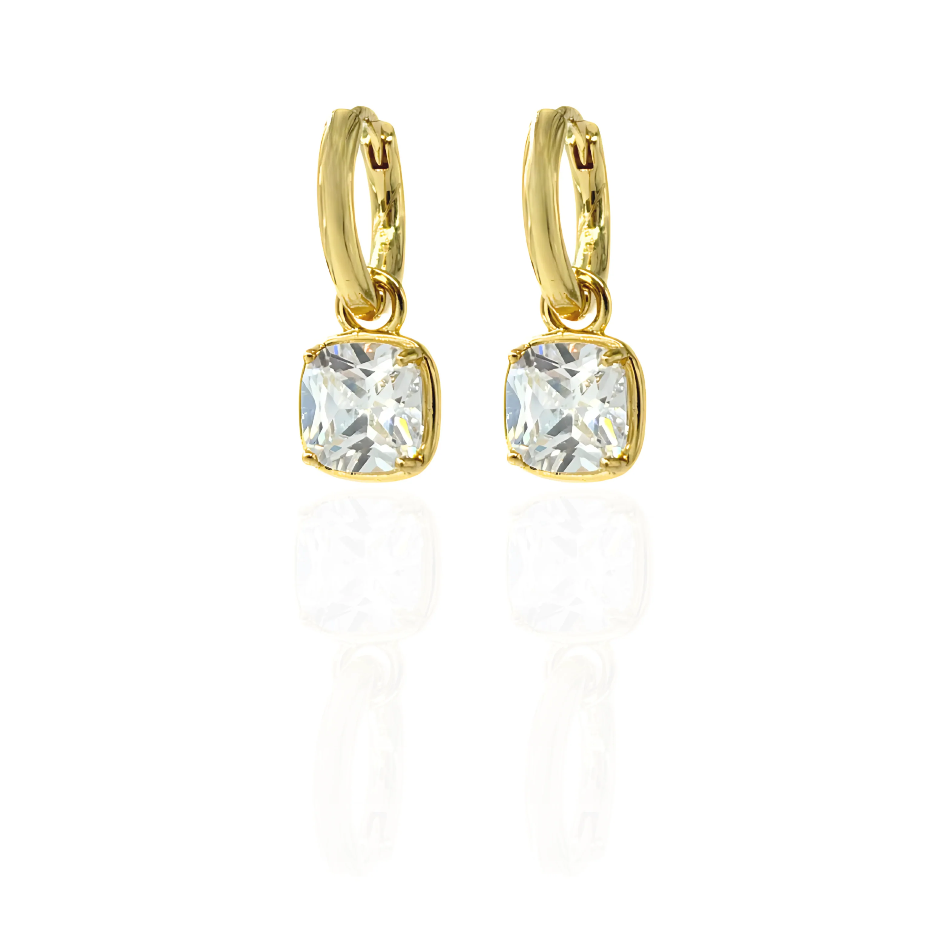 Mia Earrings -White Gold