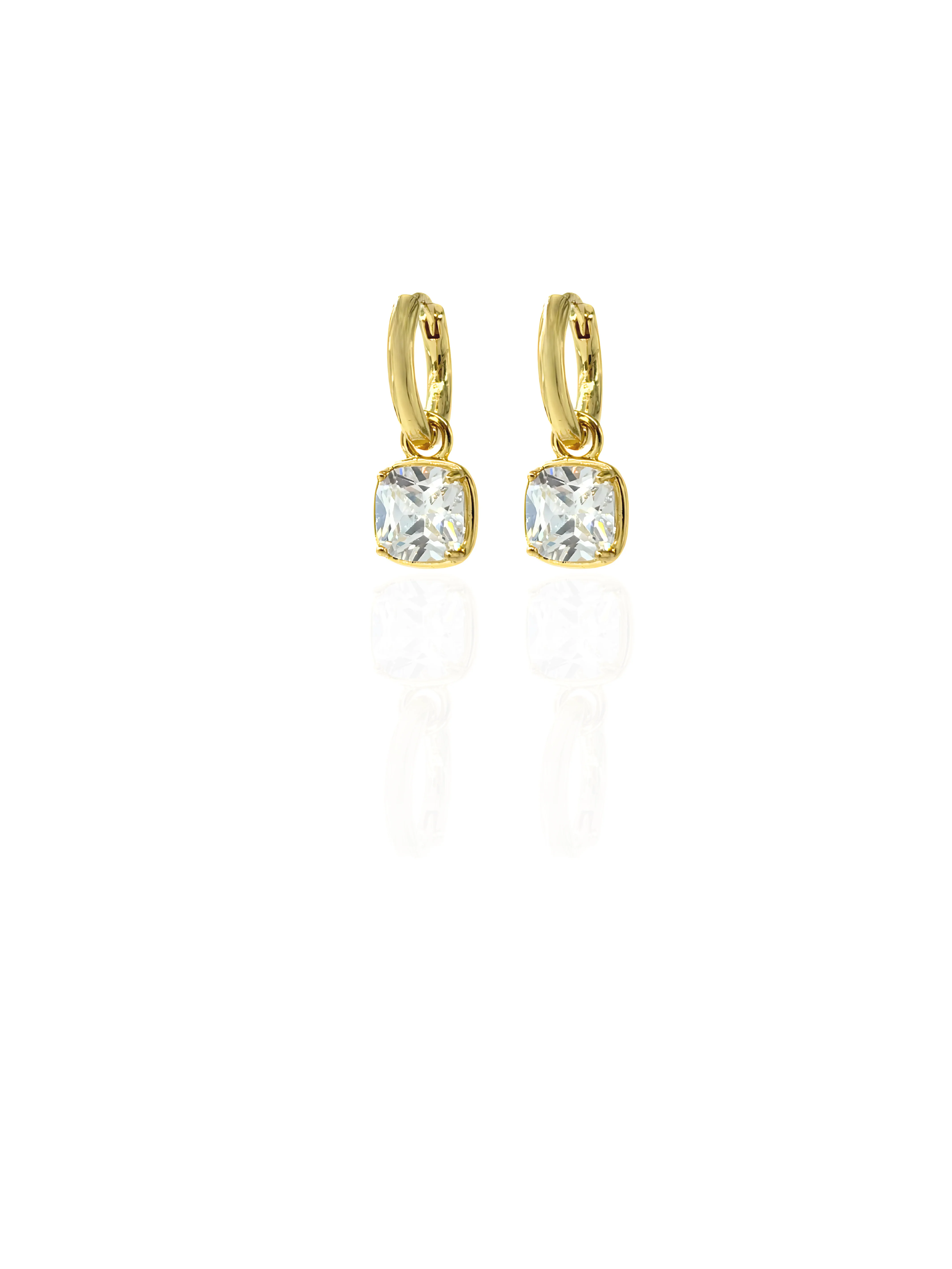 Mia Earrings -White Gold - Image 2