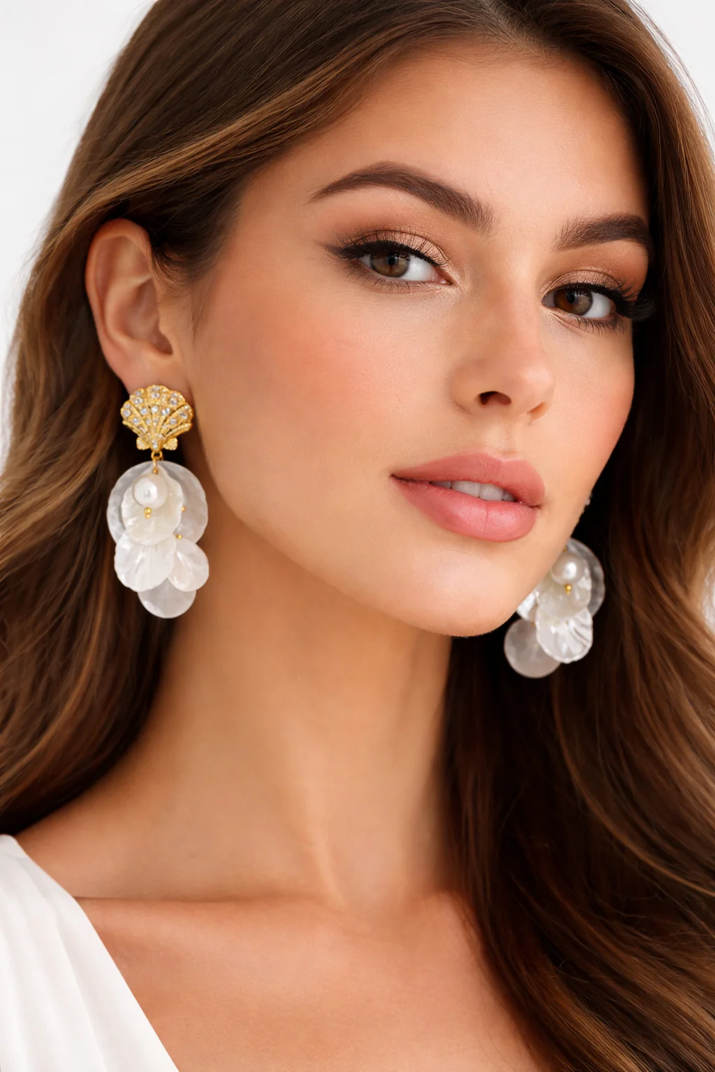 Amias Pearl Earrings - Image 2
