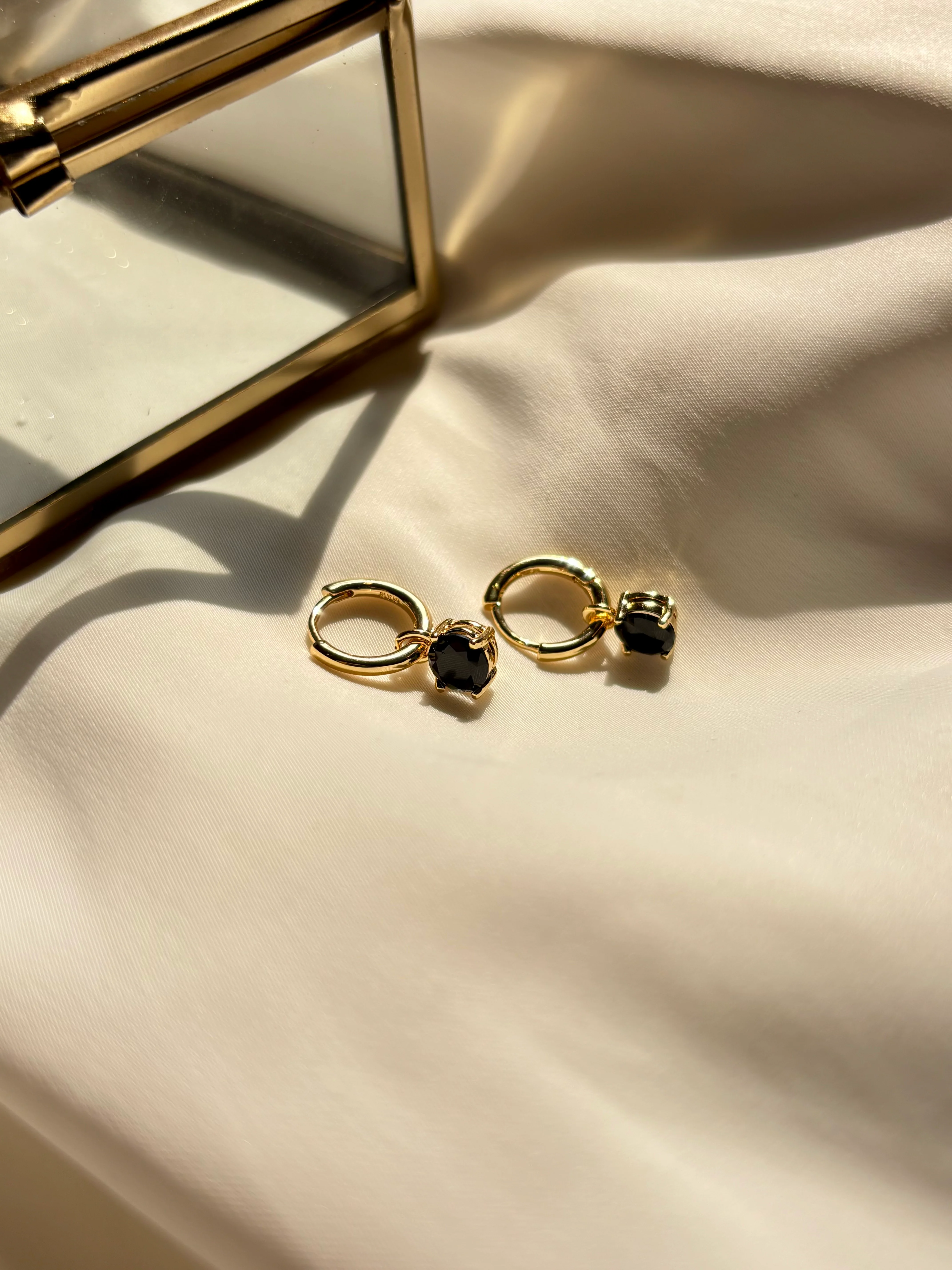 Celine Earrings #Black - Image 4