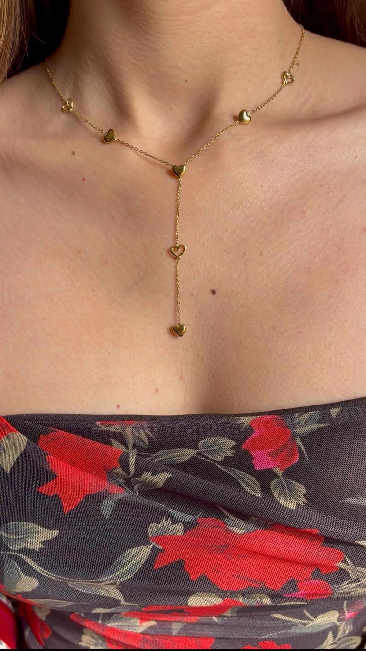 Cruz Heart Necklace