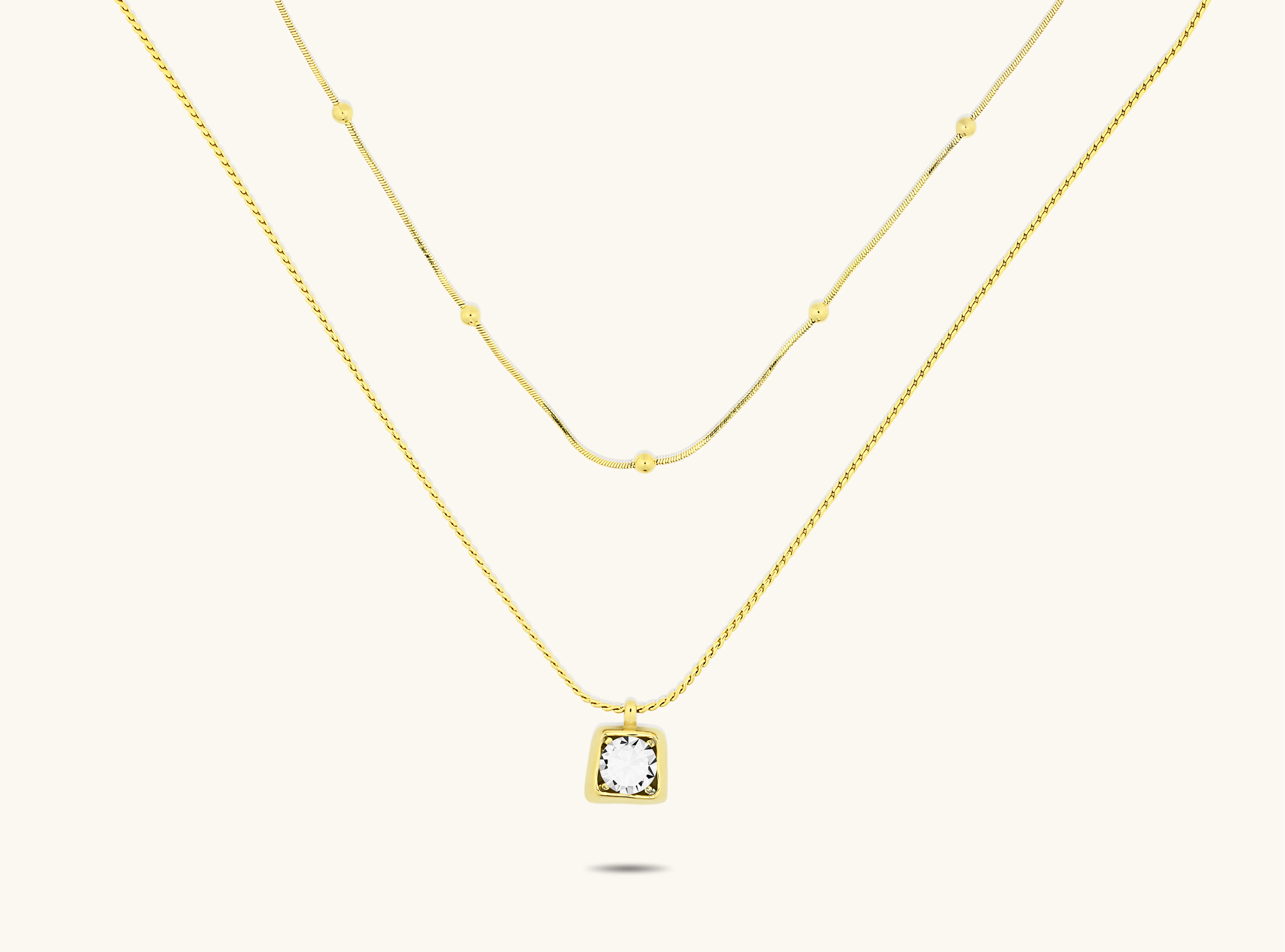 Eden Double Layered Necklace - Image 2